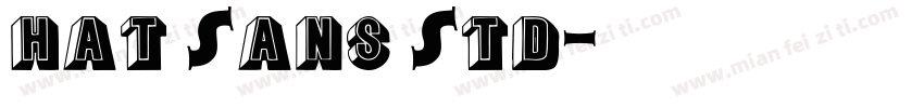 hat Sans Std字体转换